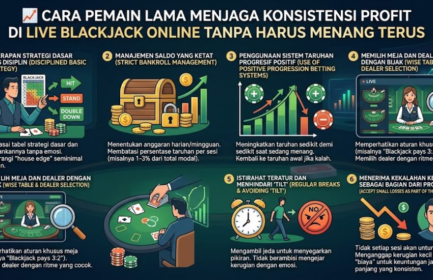 konsistensi profit blackjack online